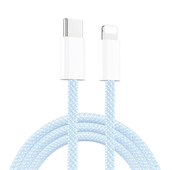 Picture of PD Type-C To Lighting Fast Charging Braid Cable - 45W