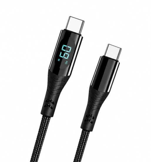 Picture of PD Braid Cable C to C with Screen - 60W