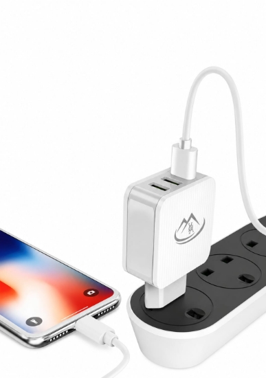 Picture of YOA-A 303 - 3 USB Port Wall Charger - White